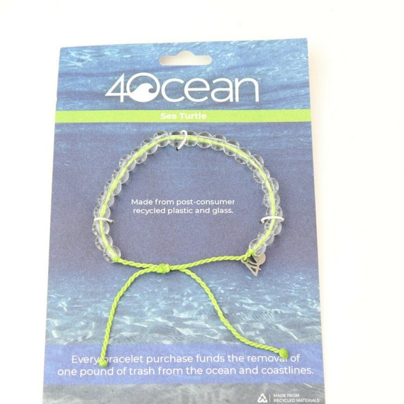 4Ocean Jewelry - 4Ocean Bracelet Sea Turtle Green Beaded Bracelet
